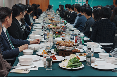 하나데이 김장 나눔 행사 푸드 테이블