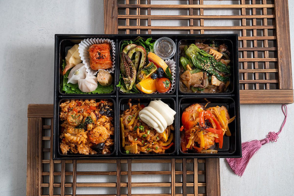 호텔식 도시락: 아시안 코스