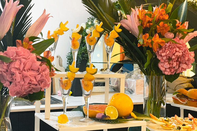 플라워 테이블 셋팅