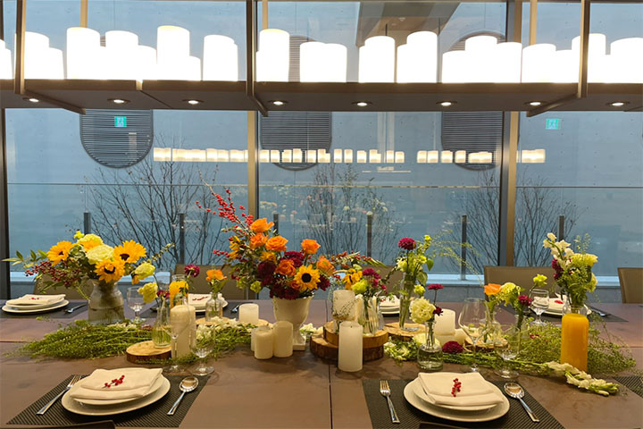 플라워 센터피스